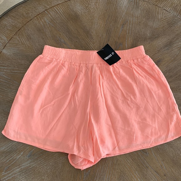 Forever 21 Peach Shorts - S - Picture 1 of 5